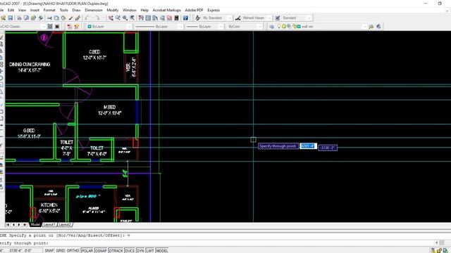 Ray, Xline and Spline Command || Class 15 Advanced Class || AutoCAD Tutorial Bangla Full Course смотреть онлайн