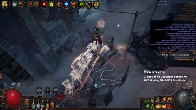 [Path of Exile] Harvest league | Earthshatter Berserker | Triple Kosis Simulacrum run! смотреть онлайн