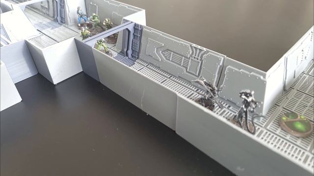 INSTADUNGEON™ - easy to 3D print STL tiles compatible with tabletop games like SPACE HULK! смотреть онлайн