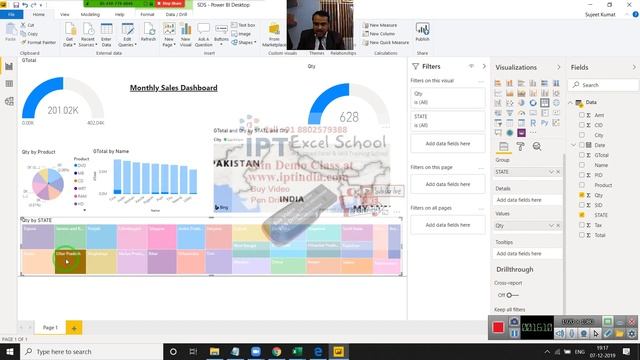 Day -1 Microsoft Power BI Online Live Classes in Hindi with Sujeet Kumar смотреть онлайн