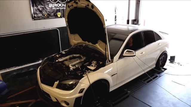 Twin Turbo C63 AMG Dyno Pull смотреть онлайн