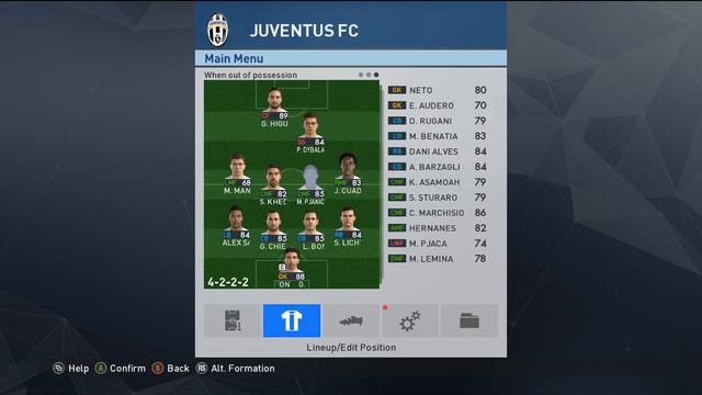 PES 2017 Juventus Allegri 4231 Tactic смотреть онлайн