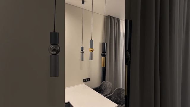 Современная кухня без ручек. #кухни #kunhnipriroda #кухниназаказ