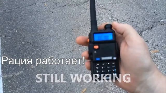 Краш-Тесты оригинальной рации Baofeng UV-5R ! смотреть онлайн