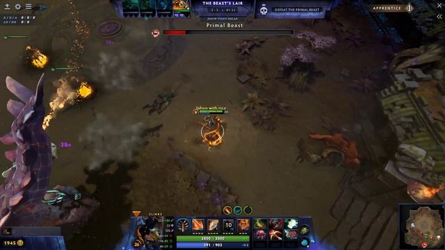 Dota 2 - Aghanim's Labyrinth (Clinkz hypercarry?) смотреть онлайн