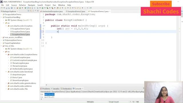 Use of try-catch block in Java | Exception Handling in Java | Java Tutorial For Beginners| ch-26 смотреть онлайн