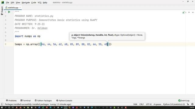 Python XVIX - Machine Learning Statistics Part 2 смотреть онлайн