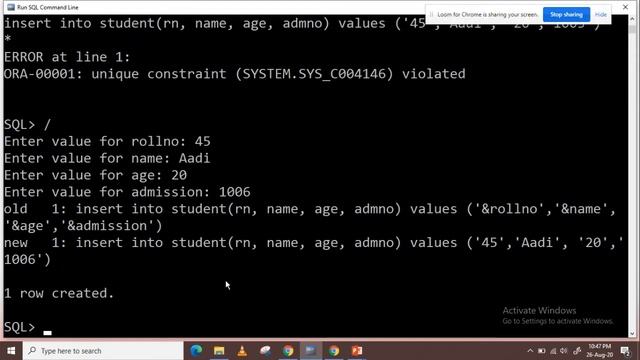 DBMS Practical - 3 | Entity Integrity Constraints | Unique | Not Null | Check | Default Constraints смотреть онлайн