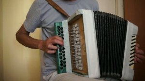 Над рекой калина спелая, разбор на гармони №-54 с цифрами