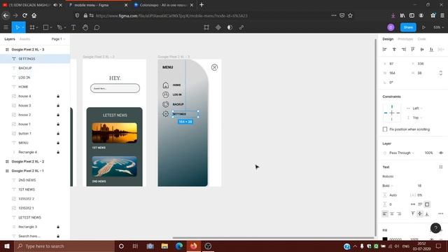 UI MOBILE MENU DESIGN USING FIGMA | DESIGN MENU | FIGMA | DIPANJAN MUKHERJEEE смотреть онлайн
