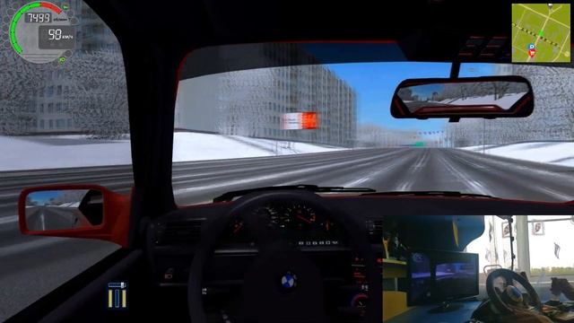 Поменял Лево и Право, Газ и Тормоз в City Car Driving - Дрифт с Инверсией смотреть онлайн