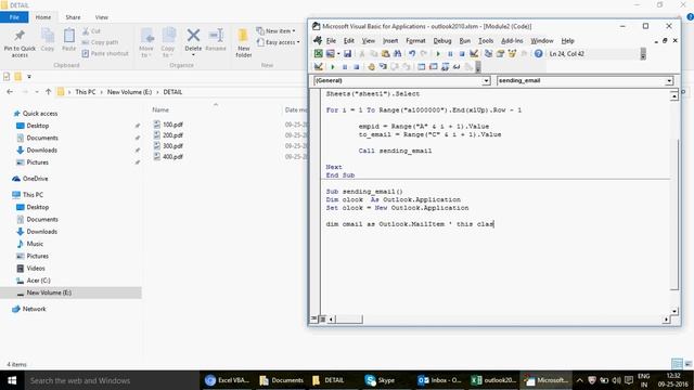 Learn Excel - Video 204 - VBA Send PDF files to employees outlook mails using excel data смотреть онлайн