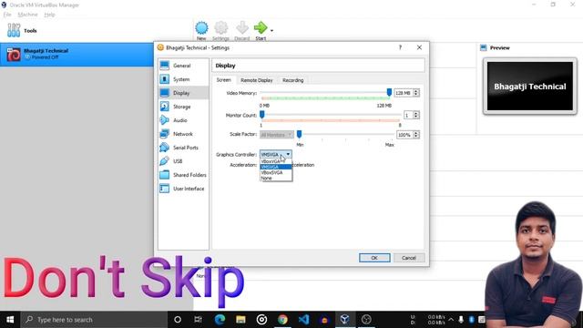 The virtual machine is configured to use a Graphics controller (VMSVGA) select graphics controller смотреть онлайн