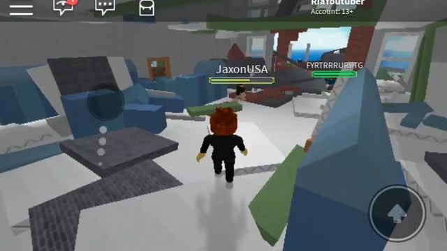 Моё первое видео по Roblox. Режим Natural Disaster Survial. смотреть онлайн