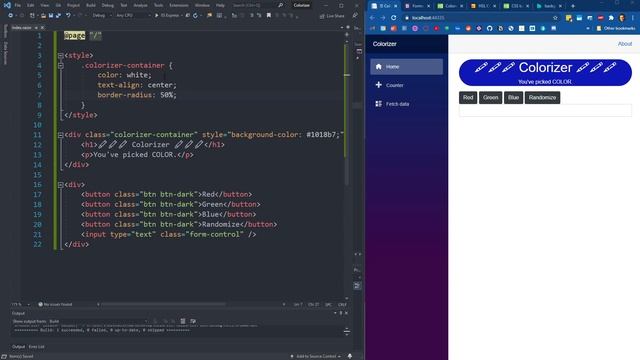 Intro to C#: Extra - Blazor Web Apps 4 - Color Picker with CSS & Interactive Styling смотреть онлайн