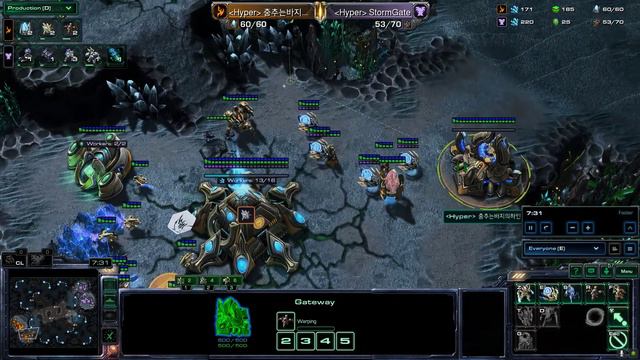 StarCraft II Ext Mod - Alternate Melee: PvT - Data-C, Colossi vs BioTank смотреть онлайн