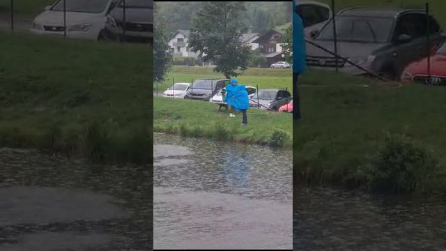 Австрия, экстремальная женская рыбалка