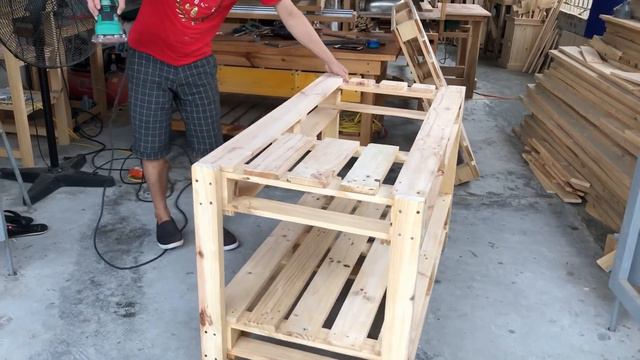 DIY Wood Pallet Kitchen Furniture Ideas - Kitchen Design With Wooden Pallet