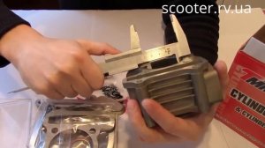 Поршневая группа "TMMP" 139QMB 100сс Обзор