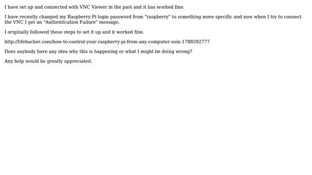 Raspberry Pi: VNC Viewer Authentication Failure (2 Solutions!!) смотреть онлайн