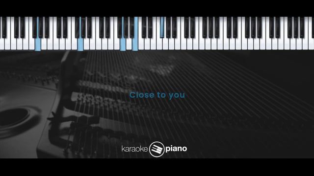 Close To You – Carpenters (KARAOKE PIANO - FEMALE KEY) смотреть онлайн