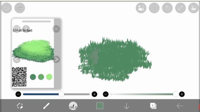 How to draw grass | grass brush in ibispaint смотреть онлайн