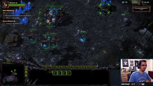 Playing as Primal Zerg in WoL Campaign! | Zerg Wings of Liberty #4 смотреть онлайн