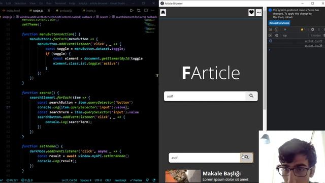 7.Bölüm: Dynamic View- Electron.js İle Tarayıcı Geliştirme Uygulaması смотреть онлайн