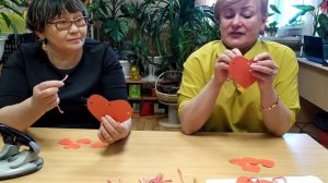 Приходько Н В  Мастер класс по изготовлению сердечка подарка маме ко Дню Семьи