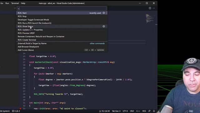 Visual Studio Code ROS Extension - Season 1 Episode 3 - Using with ROS1 смотреть онлайн