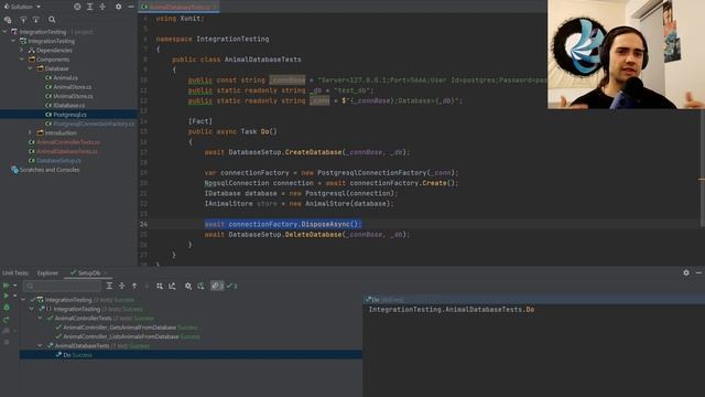 C# Integration Testing Tutorial смотреть онлайн
