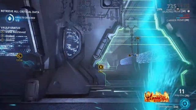 Warframe Sharpless (Phobos) Mission Spy level 50-60 смотреть онлайн