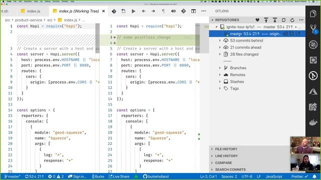 GitLens with Eric Amodio смотреть онлайн