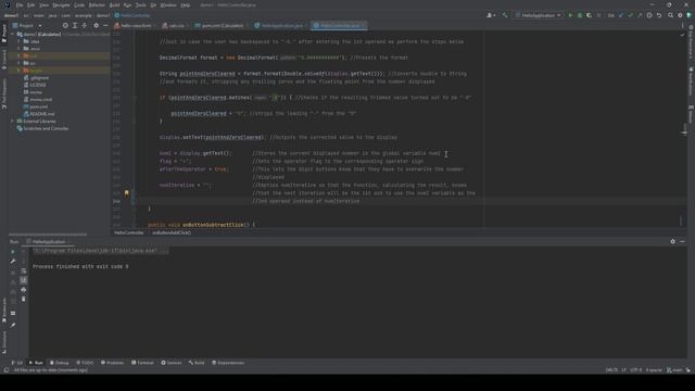 GUI Java Calculator 1.23 Update - Code Walkthrough, Backspace, Floating point, +/- Switch buttons смотреть онлайн