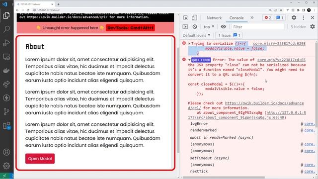 Qwik Crash Course (first look) #10 - Functions & QRLs смотреть онлайн