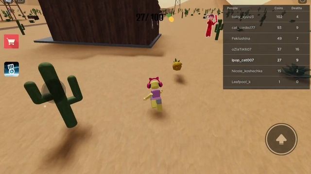 прошла игру ???? @убеги_от_Роблокс_Квин_в_пустыне#роблокс#Ананас# смотреть онлайн