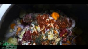 Шея косули в афганском казане.