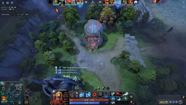 1335 скорость передвижение у Nyx! Dota 2