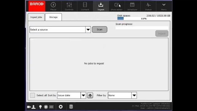 Barco Commander TPC User Interface Demo смотреть онлайн
