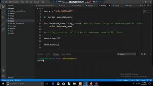 XAMPP MySql Data Base with Python