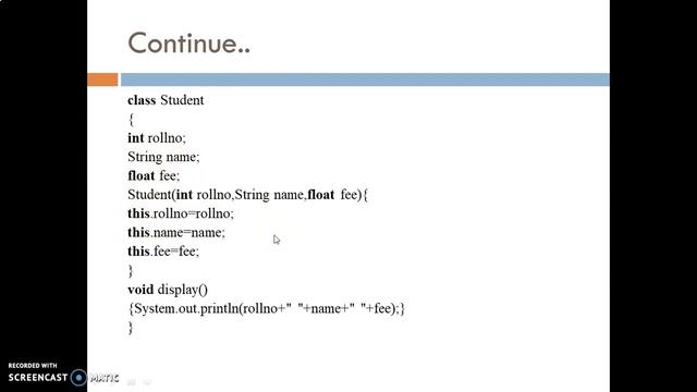 Object classes & Methods | JAVA PROGRAMMING | 3350703| Mrs K.M.Jha смотреть онлайн