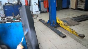 SsangYong Kyron -ремонт накладки порога