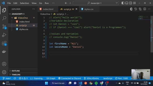 Javascript #3: More On Variables in Javascript and the TypeOf Operator смотреть онлайн