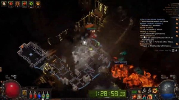 2:58:02 Explosive Concoction Champion - A10 All points and Labs[3.20 Path of Exile]