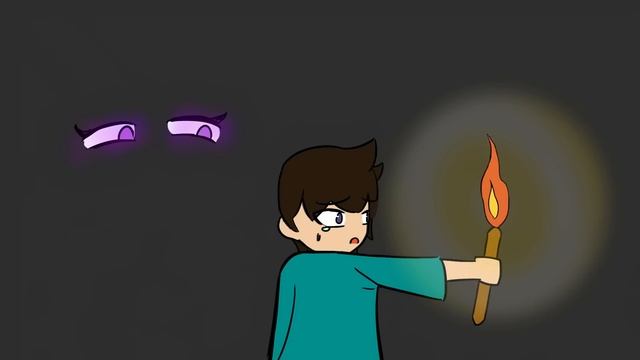 Steve caught by Enderman(Minecraft anime 01) смотреть онлайн