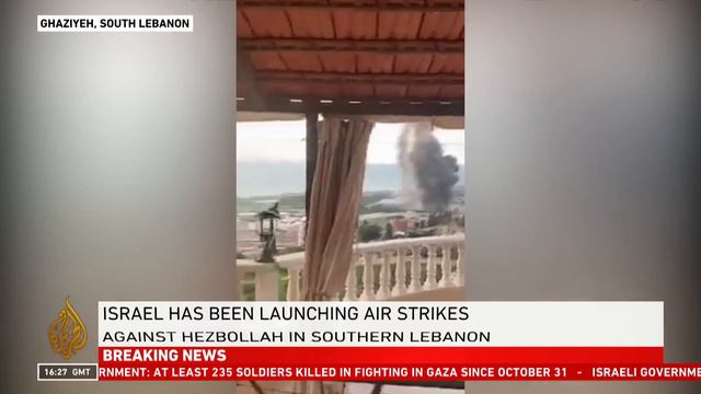 Israeli raids hit deep inside south Lebanon смотреть онлайн