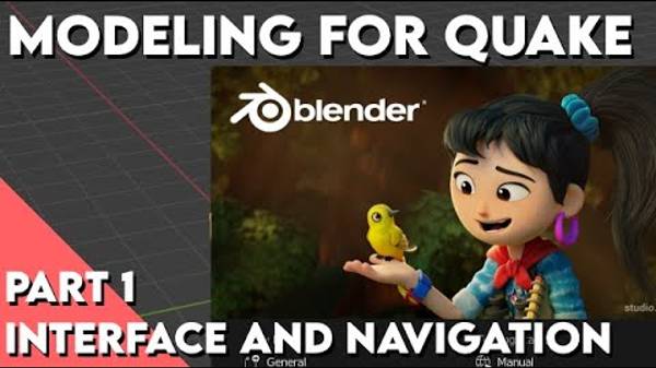 Modeling for Quake - Part 1 - Interface and Basic Navigation смотреть онлайн