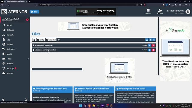 SOLUCIÓN DEFINITIVA SIMPLE VOICE CHAT "chat de voz no conectado" en ATERNOS ACTUALIZADO MINECRAFT смотреть онлайн
