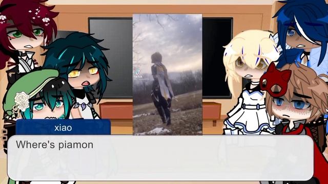 Genshin impact character react to aether/male traveler. смотреть онлайн