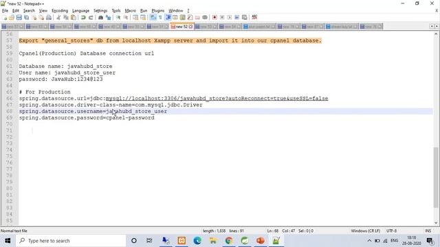 How to host spring boot application with database смотреть онлайн